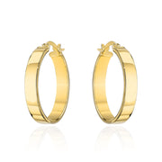 Cercei Aur 14K, Model Rotund, 1.9 cm