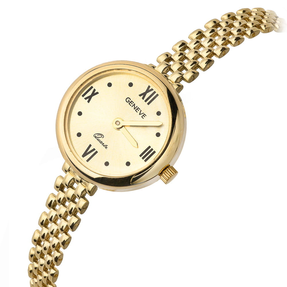 Ceas Elegant din Aur 14K cu Cadran Rotund - Model IV