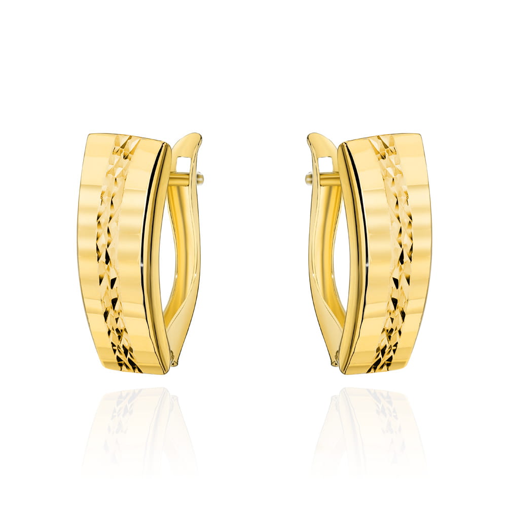 Cercei Aur 14k cu Model Ajurat