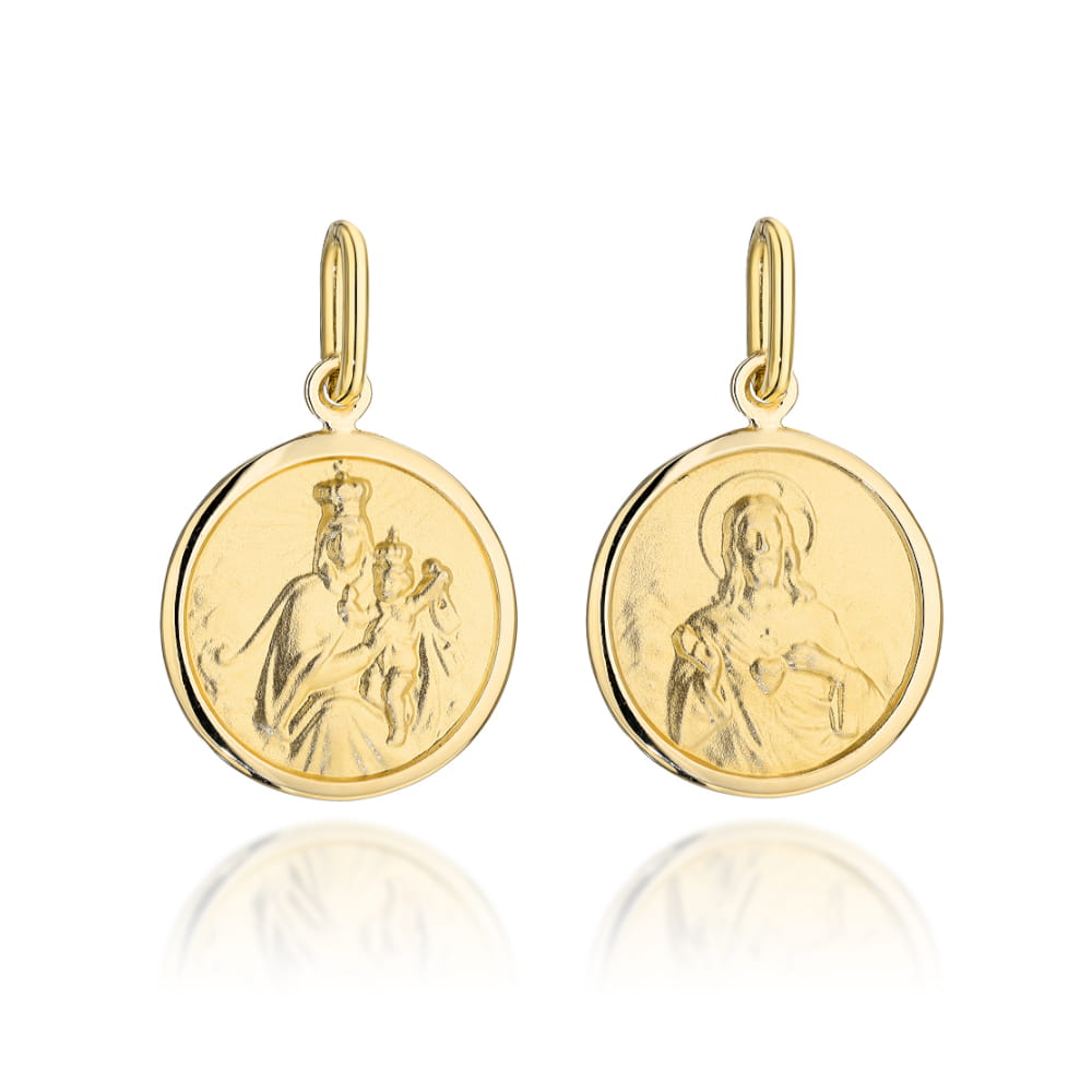 Medalion Religios Szkaplerz Aur 14K