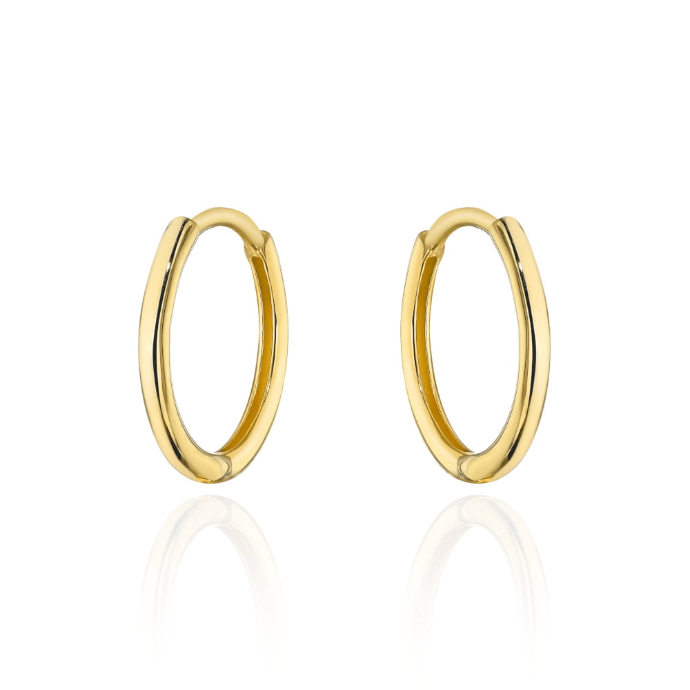 Cercei Aur 14K Mici Creole Rotunde