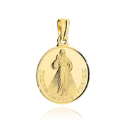 Medalion Aur 14K cu Iisus Milostivul - Eleganță Divină