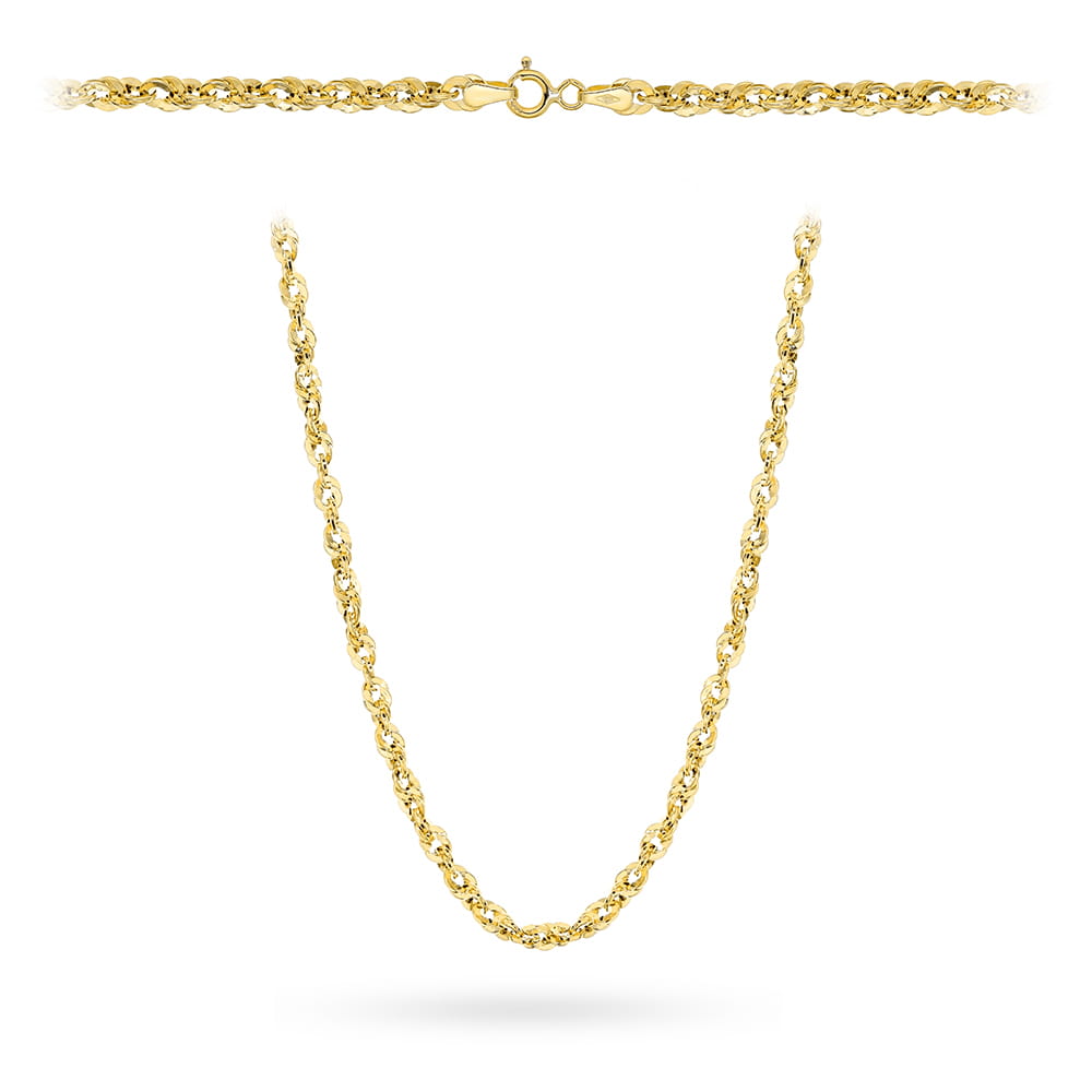 Colier Elegant Aur 14K Splot Irydia