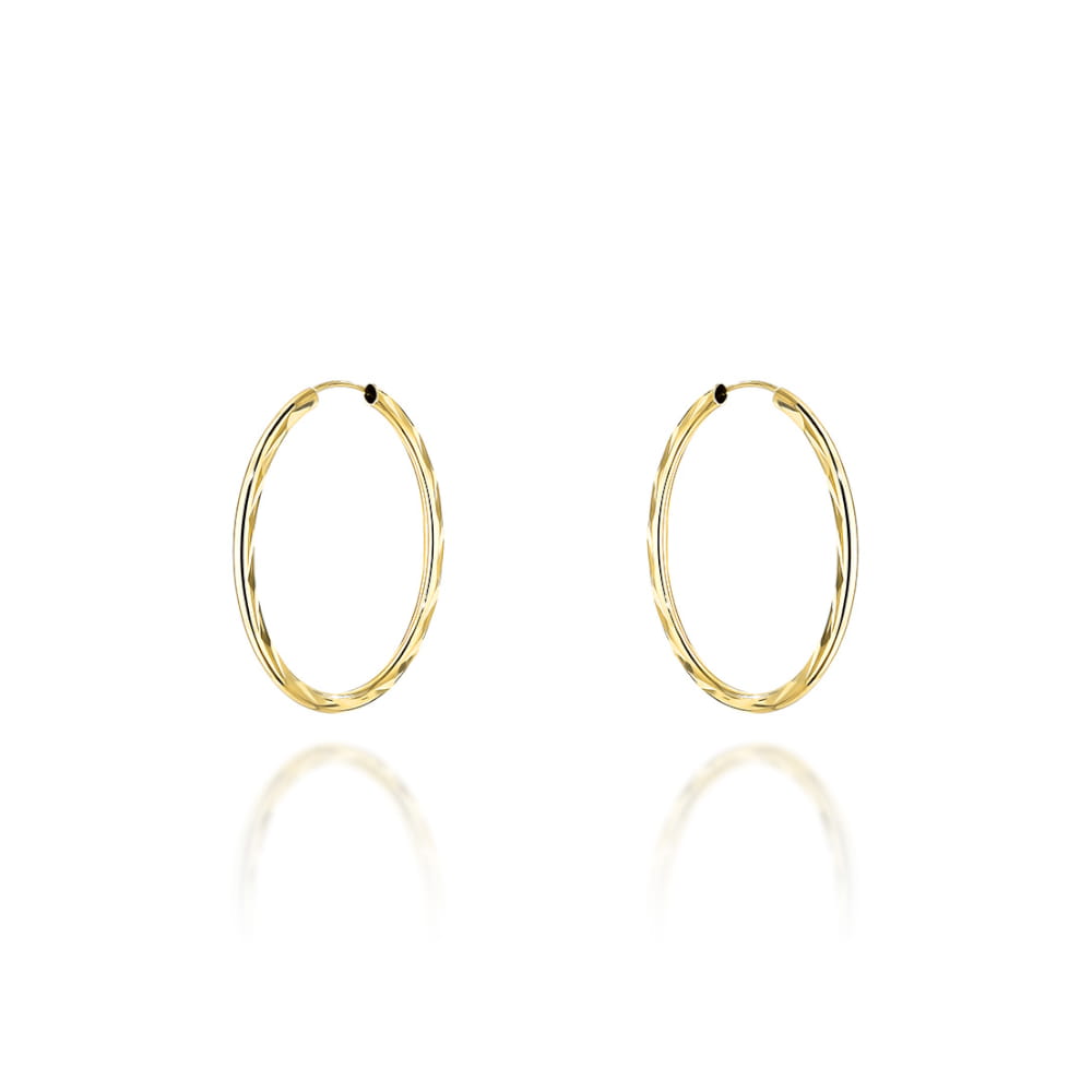 Cercei Creole Aur 14K Super Ușori 22mm