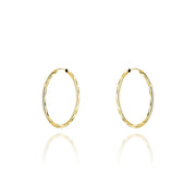 Cercei Creole Aur 14K Super Ușori 22mm
