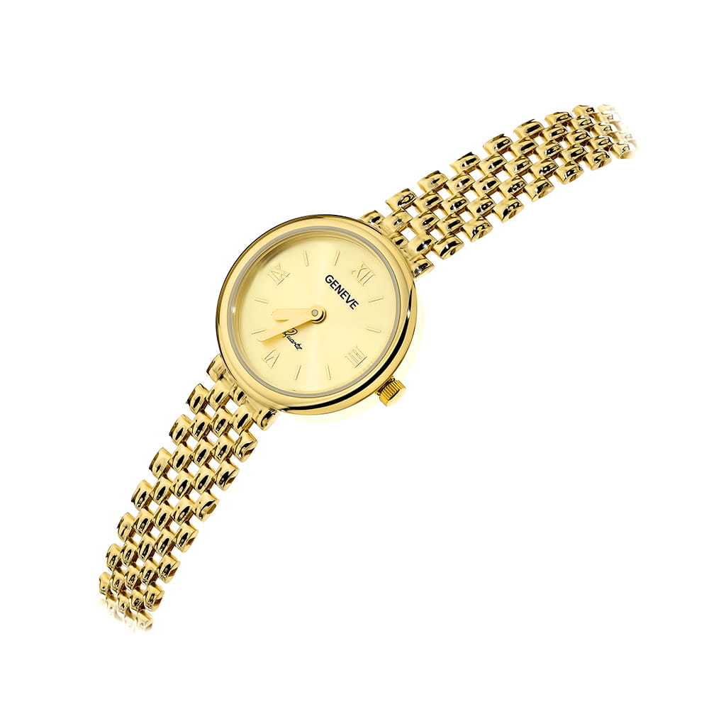 Ceas Aur 14K Cu Cadran Rotund Elegant