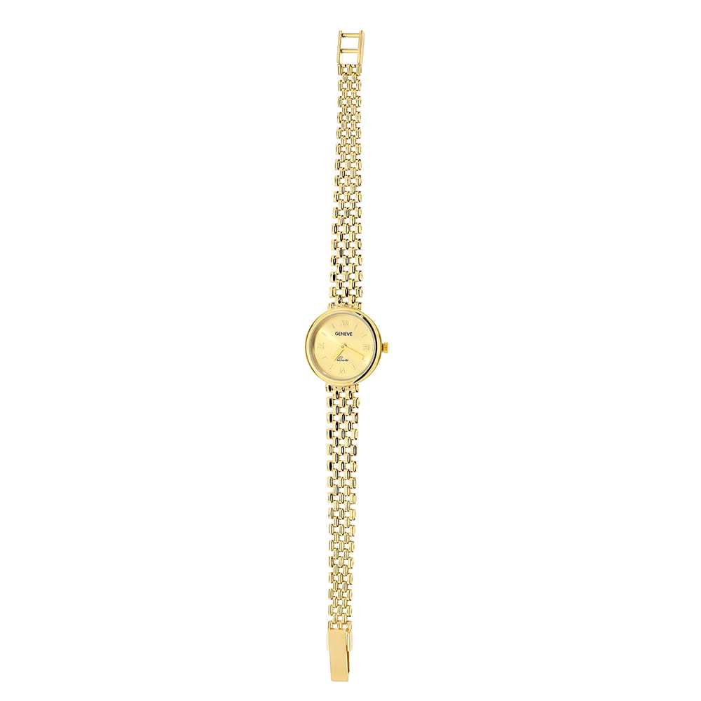 Ceas Aur 14K Cu Cadran Rotund Elegant