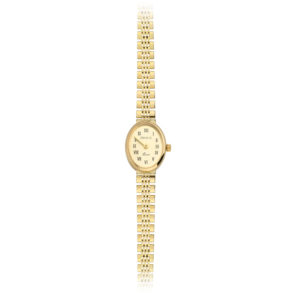 Ceas Aur 14K Oval - Eleganță Atemporală