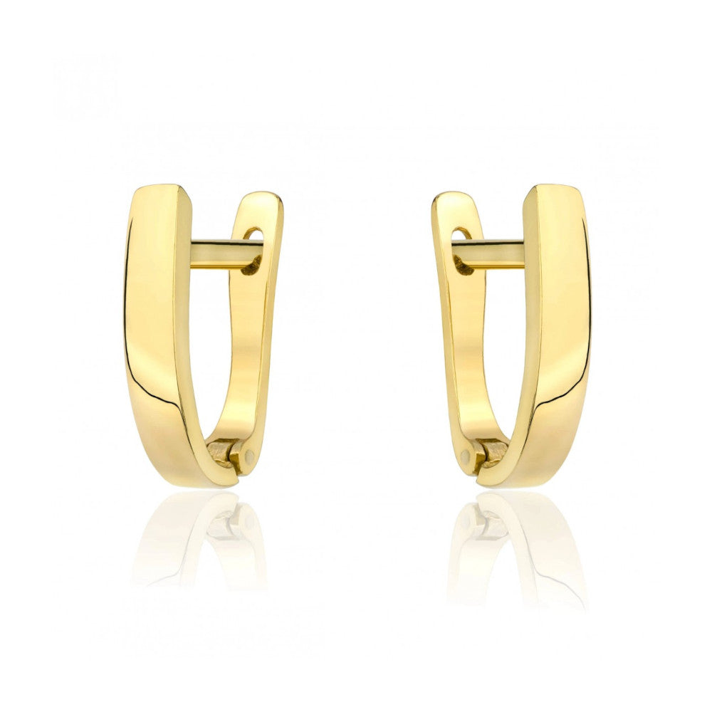 Cercei Clasici din Aur 8K cu Sistem Englezesc