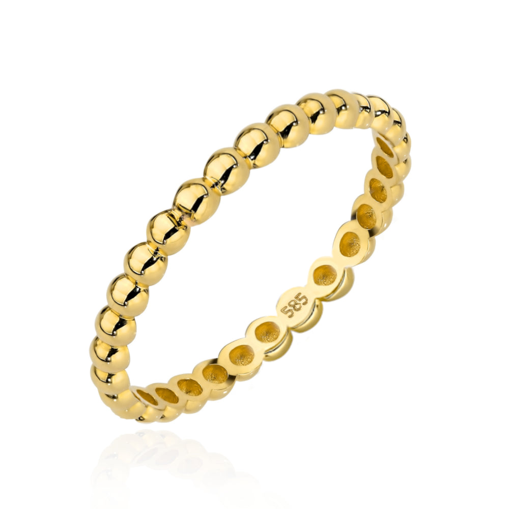 Inel Aur 14K cu Bile Delicate