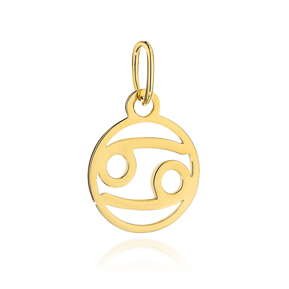 Pandantiv Aur 14K Zodia Rac - Eleganță Zodiacală