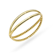 Brățară Aur 14K Ovală Elegantă Bono Rosso