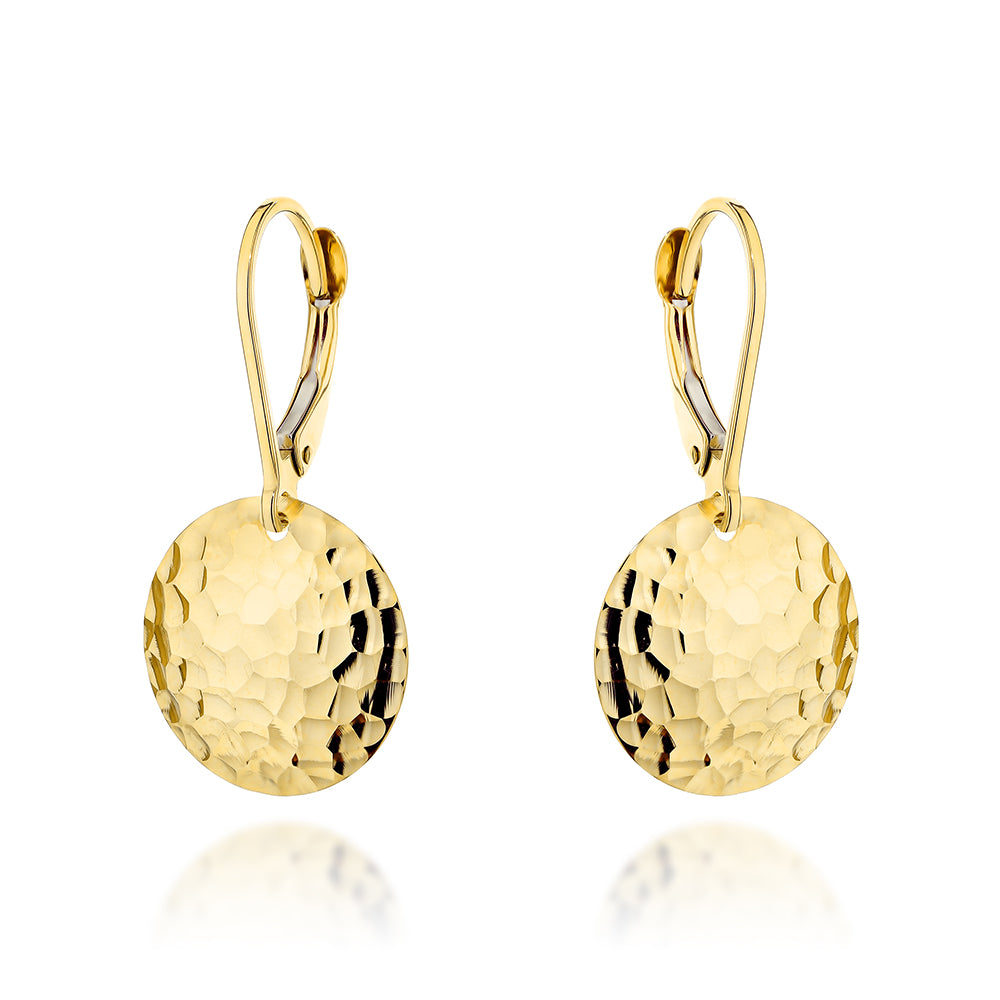 Cercei Aur 14K Rotunzi, Pendulari – Eleganță Clasic