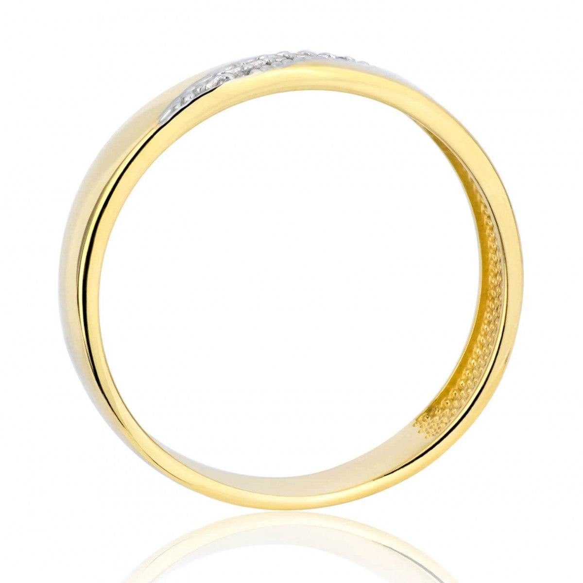 Inel Aur 8K cu Zirconii Strălucitoare