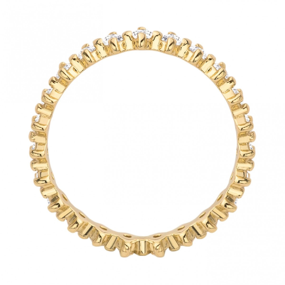 Inel Aur 8K cu Zirconii Strălucitoare