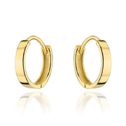 Cercei Creole Rotunzi Aur 14K - Eleganță Clasic