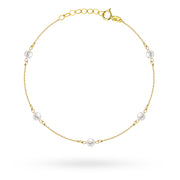 Bratara Aur 14K cu Perle Naturale