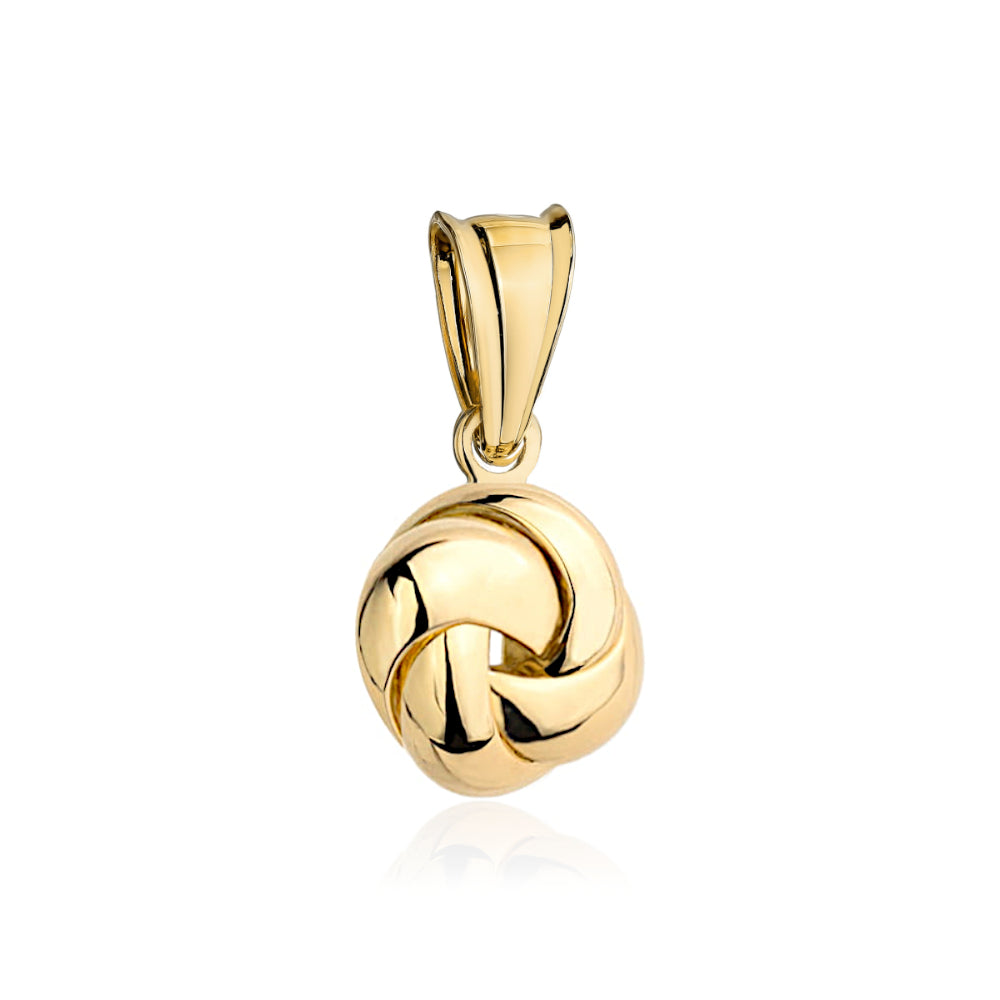 Pandantiv Aur 14K Cu Nod Elegant - 8mm