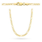 Lanț Aur 14K Figaro 60 cm - Eleganță Clasic
