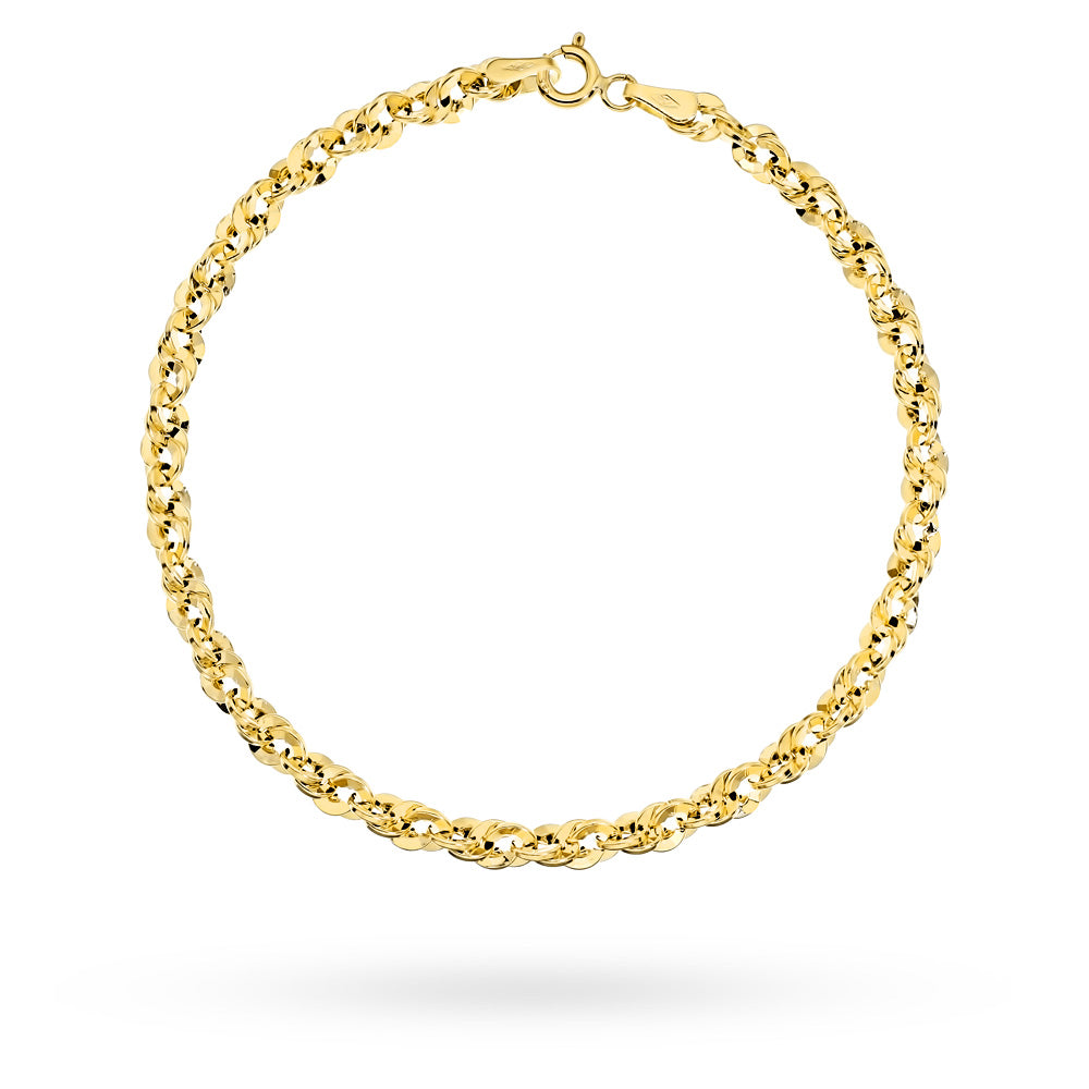 Bratara Aur 14K Iridia Largă - Eleganță Atemporală