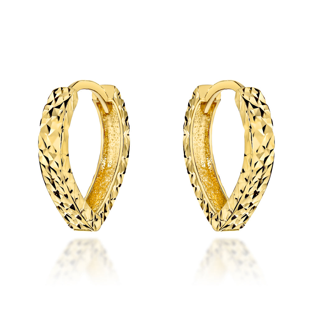 Cercei Aur 14K Lacrimă – Eleganță Atemporală