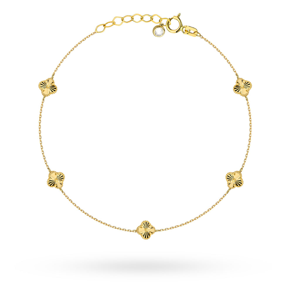 Bratara Aur 14K Konicină Aurie - Eleganță și Noroc