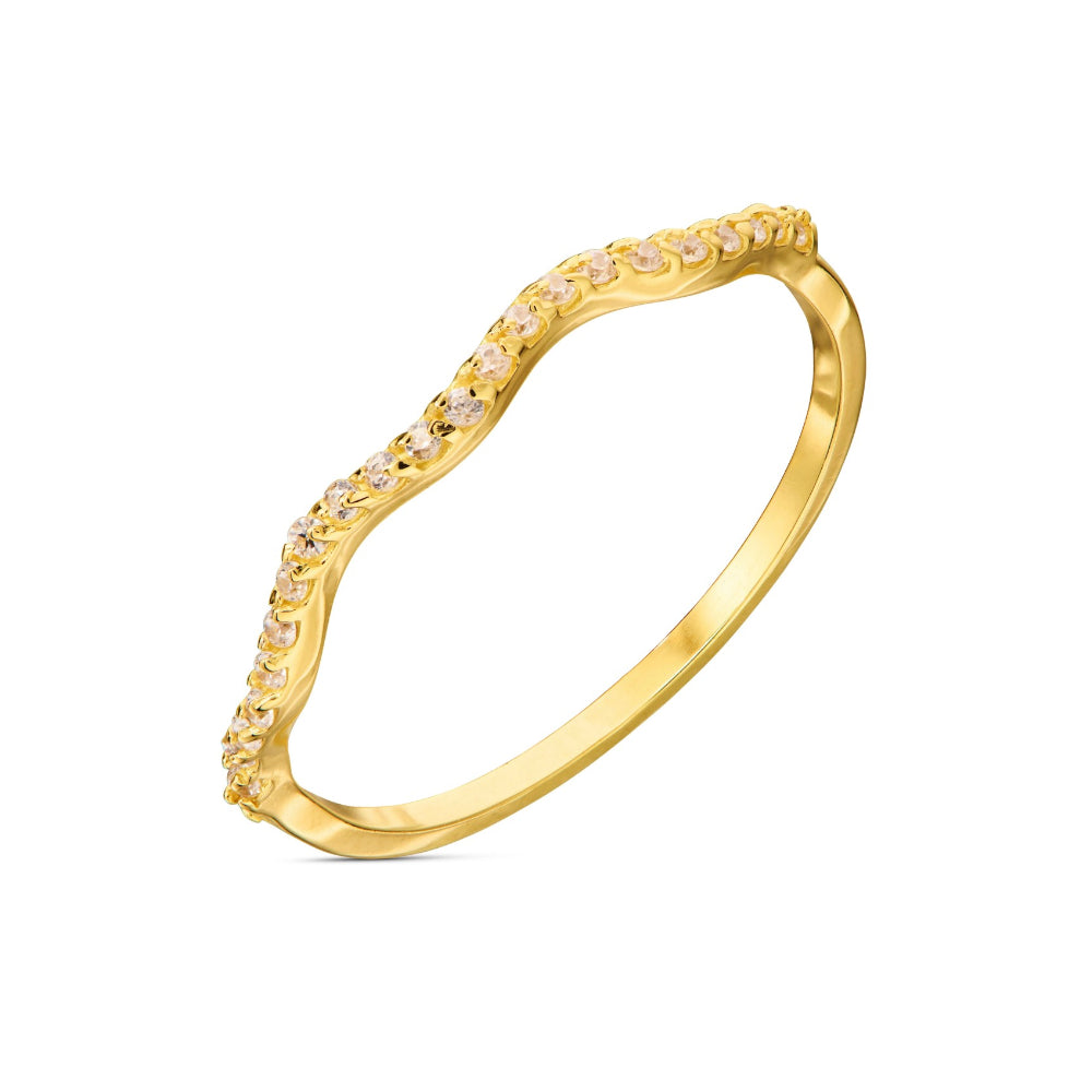 Inel Aur 8K cu Zirconii