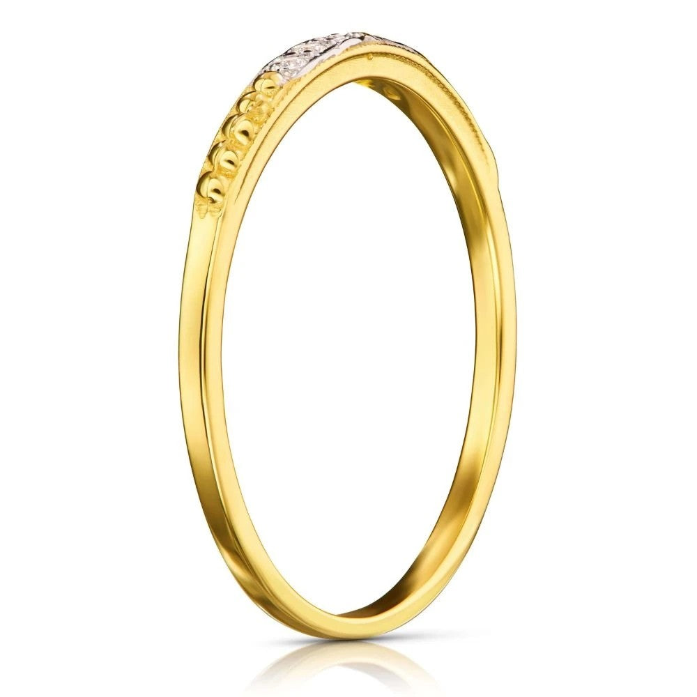 Inel Delicat Aur 8K cu Zirconiu