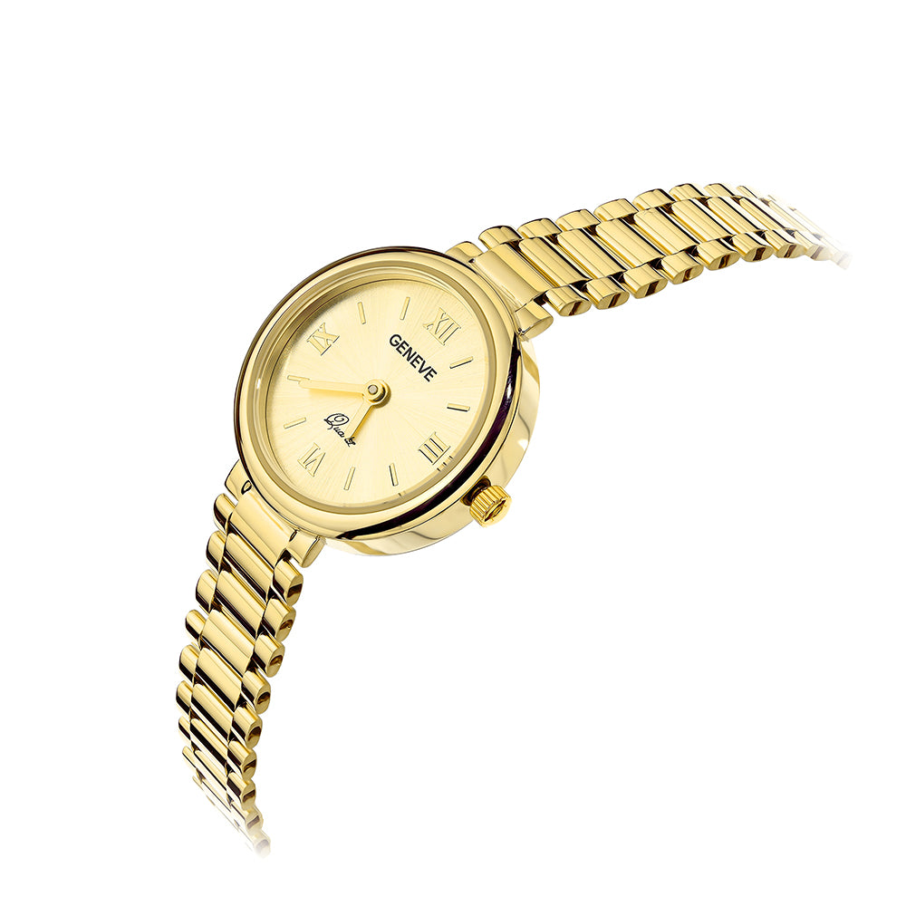 Ceas Aur 14K cu Cadran Rotund