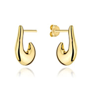 Cercei Aur 14K Lacrimă Eleganți