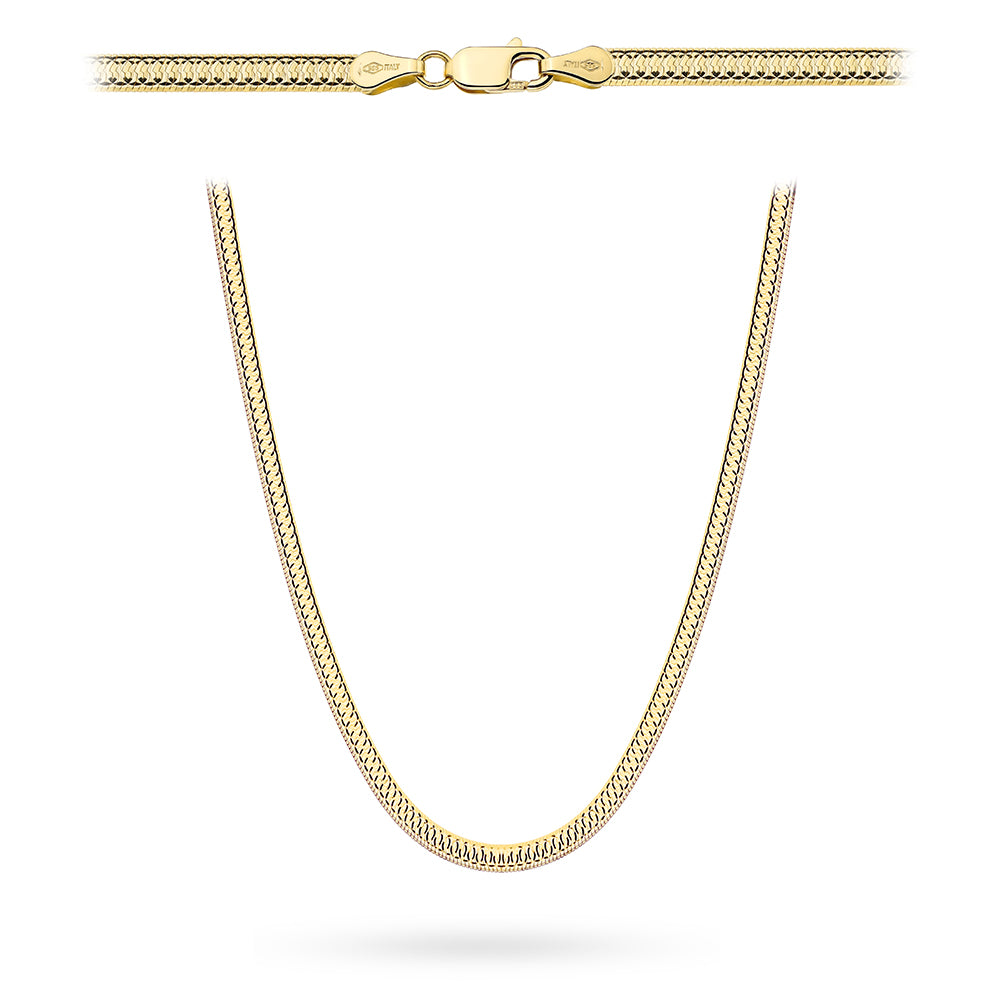 Colier Aur 14K Diamantat Unilateral 2.5mm