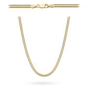 Colier Aur 14K Diamantat Unilateral 2.5mm
