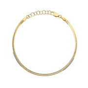Brățară Aur 14K Diamantată 2.5mm
