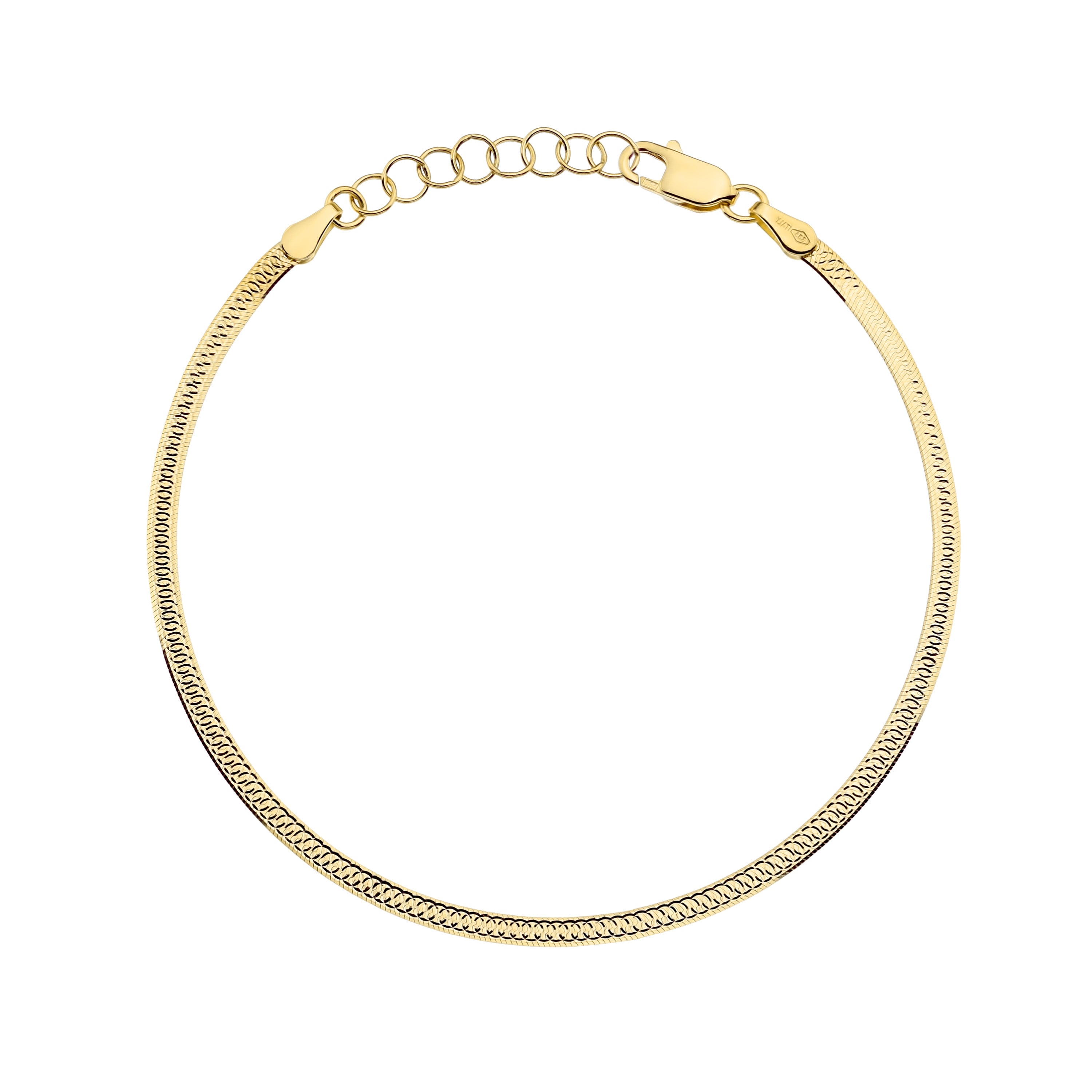 Brățară Aur 14K Diamantată 2.5mm