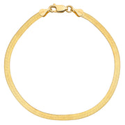 Brățară Aur 14K - 3.5mm Bandă Elegantă