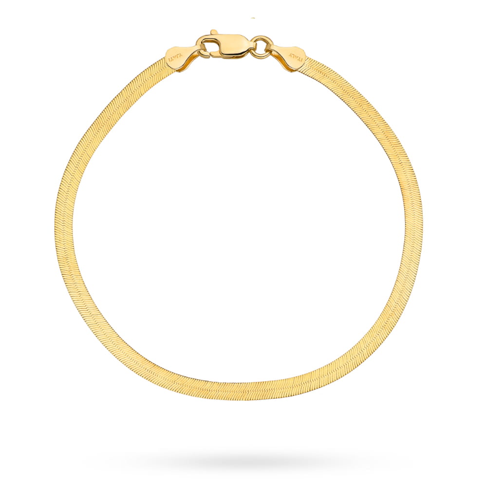 Brățară Aur 14K - 3.5mm Bandă Elegantă