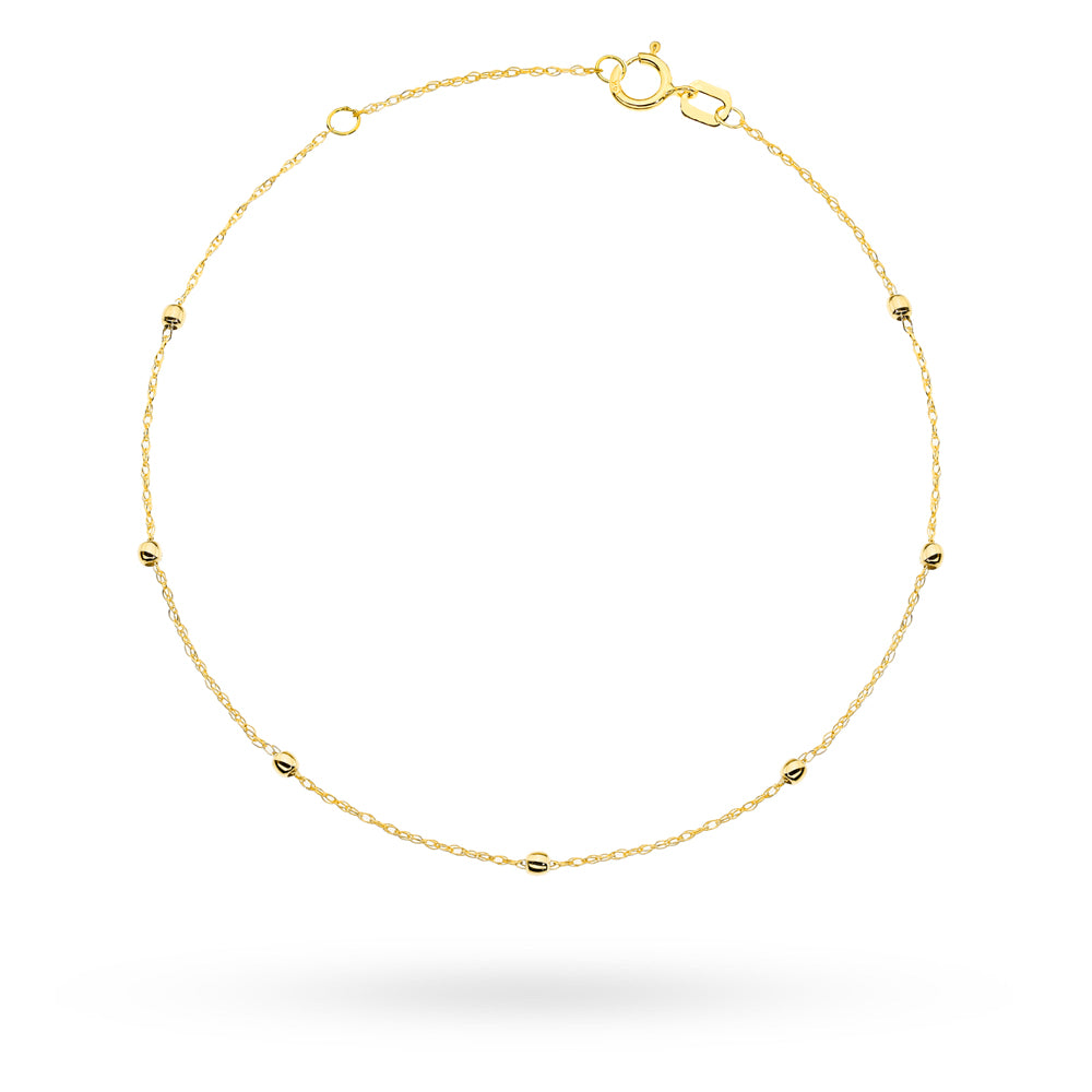 Brățară din Aur 14K cu Bile Fine și Elegante