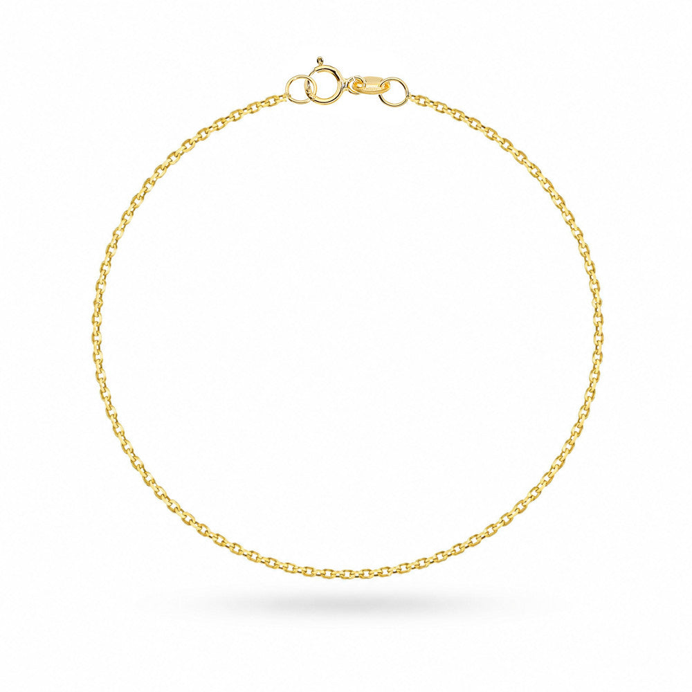 Bratara De Picior Aur 14K - Model Rolo 1,4 Mm