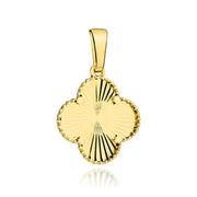 Pandantiv Aur 14K cu Model Trandafir Diamantat