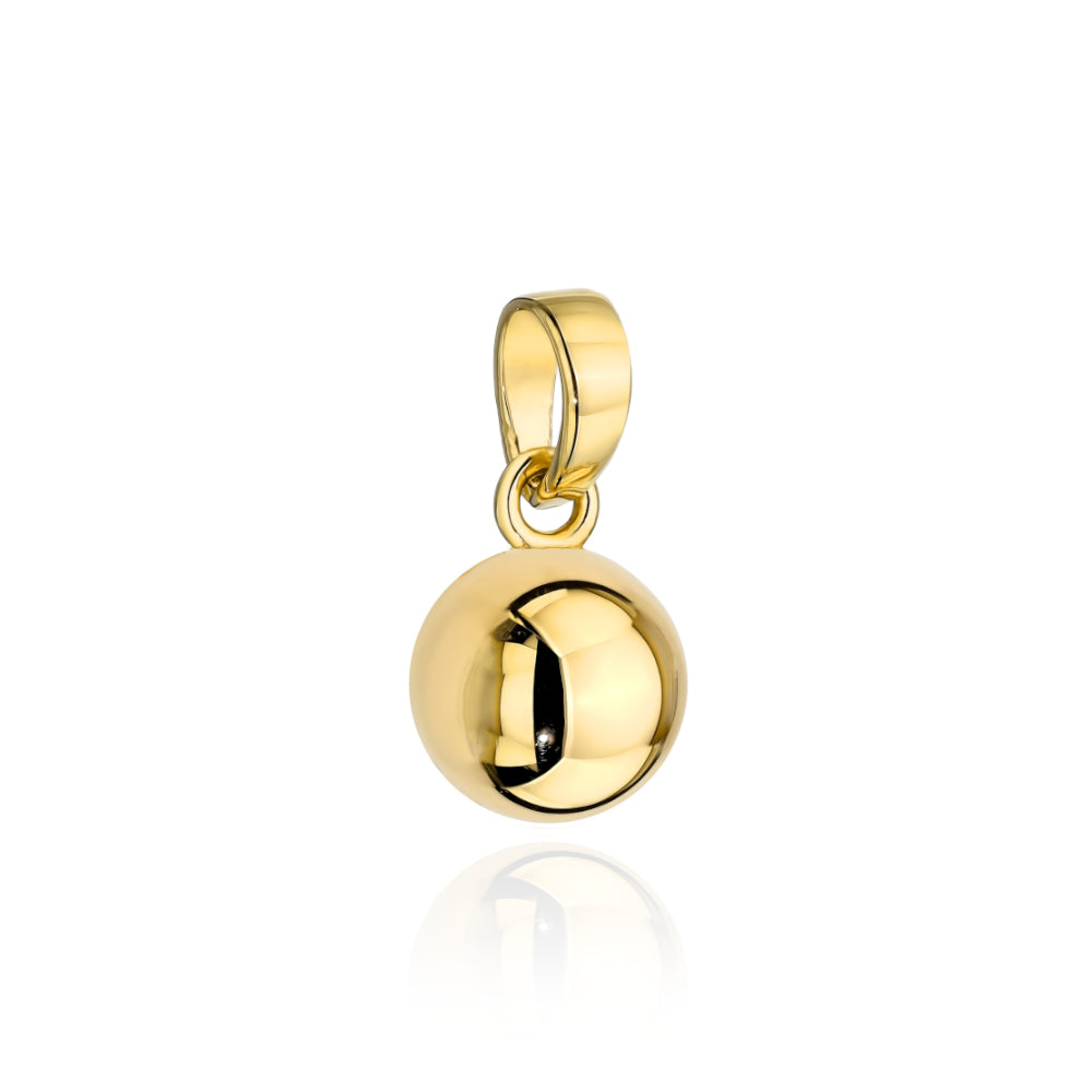 Pandantiv Din Aur 14K Sferă Netedă 7 mm