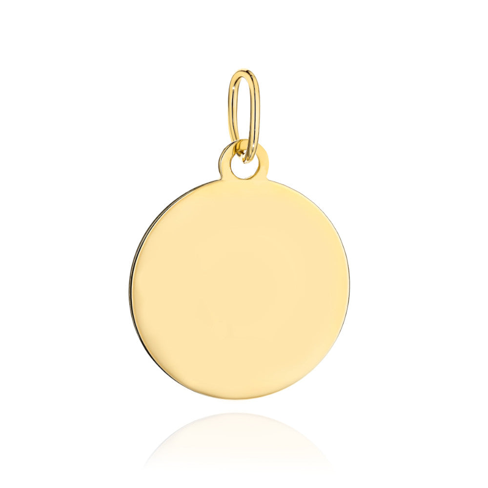 Pandantiv Aur 14K Cerc Plin Netez