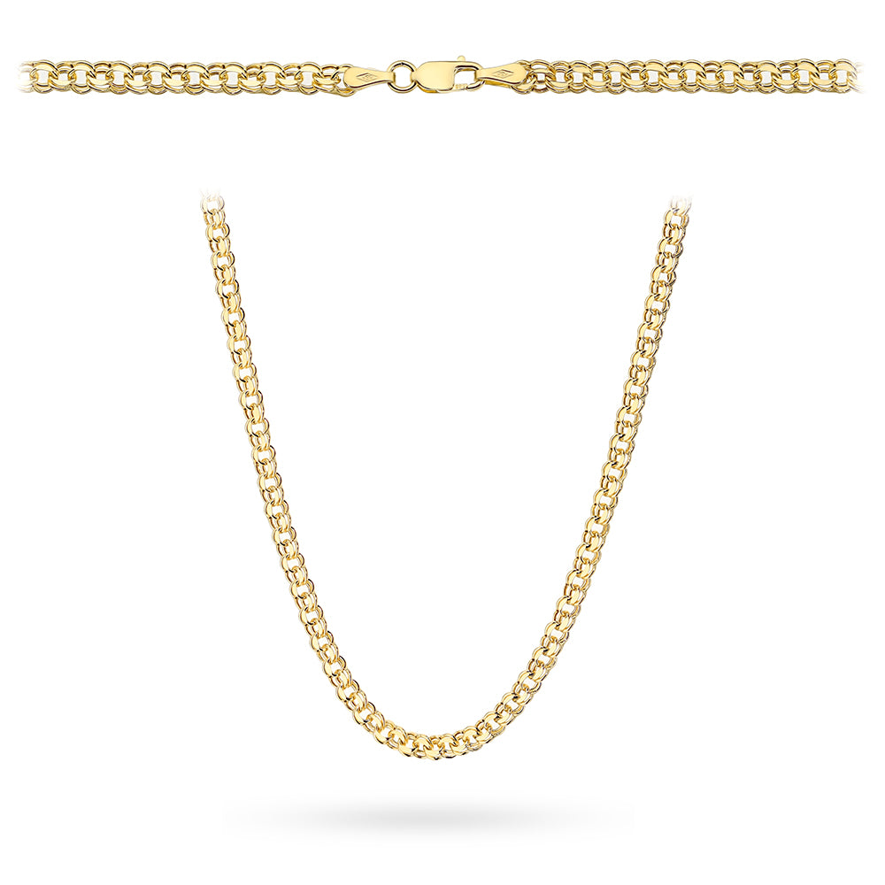 Lanț din Aur 14K - Zale Garibaldi - 55 cm