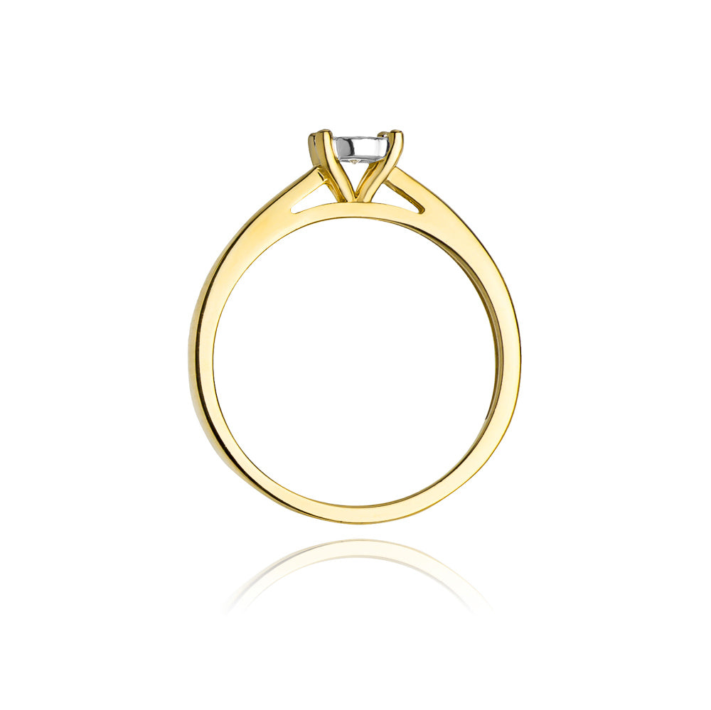 PROMO Inel Aur 14K cu Diamant 0.08 ct