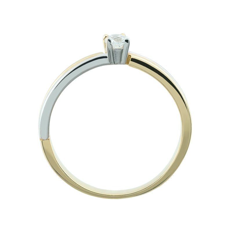 Inel Aur 8K cu Zirconiu