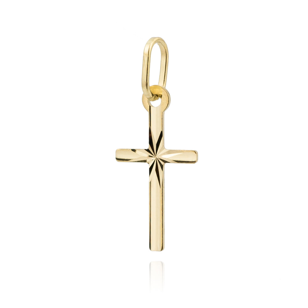 Pandantiv Cruciuliță Delicată Din Aur 14K