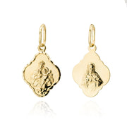 Medalion Romb Aur 14k