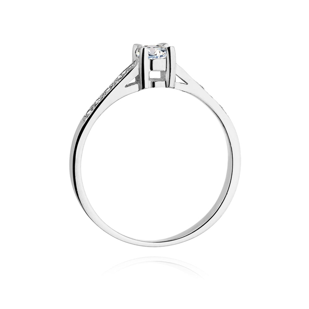 Inel Aur 14k cu Diamante 0.44 ct