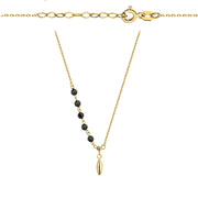 Colier Elegant cu Pietre Negre