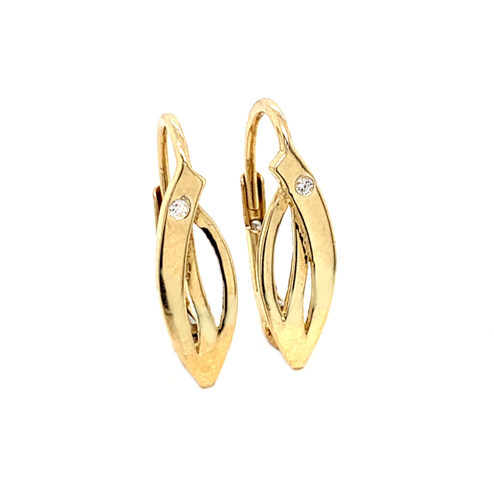 Cercei Aur 14K cu Zirconiu