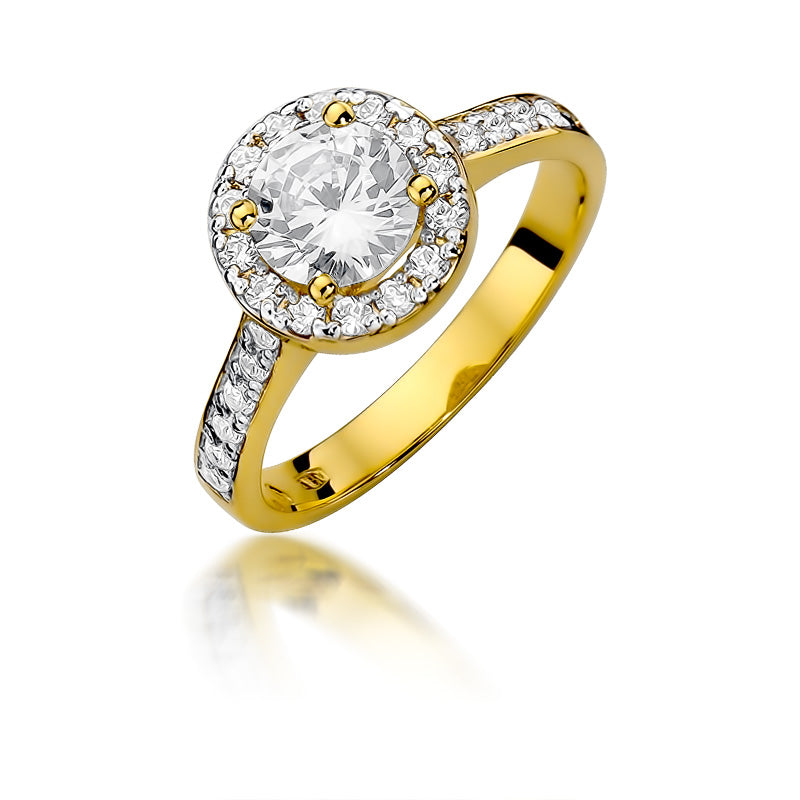 Inel Aur 14k cu Diamant 1.37 ct